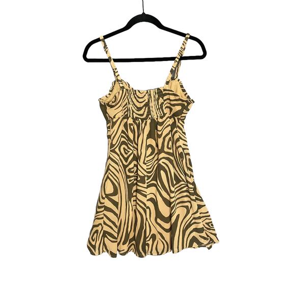 Wild Fable 90’s Style Funky Swirl Mini Dress Women’s Size Small Psychedelic Y2K - Picture 2 of 4